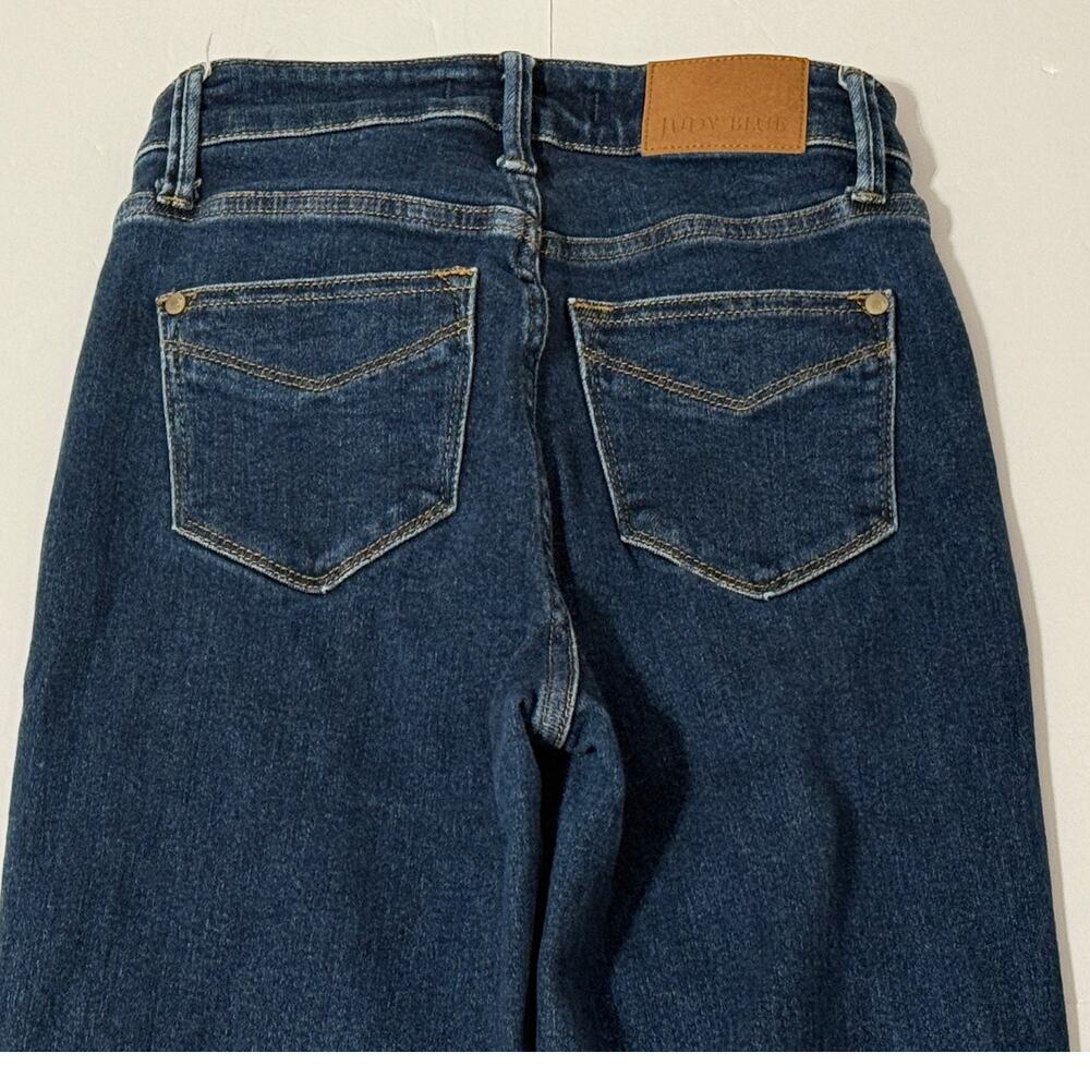 Judy Blue Straight Dark Wash Jeans, Size 1/25 - Picture 6 of 9
